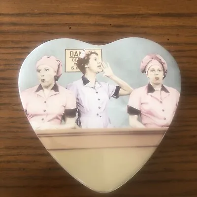 I Love Lucy Heart Shape Tin Box • $20