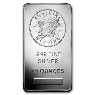 10 Oz Nadir Metal Rafineri Bullion Bar Of 999.9 Fine Silver • $350