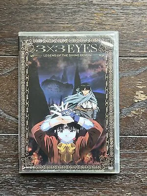 Anime 3x3 Eyes Volume 2 Legend Of The Divine Demon DVD Geneon • $10
