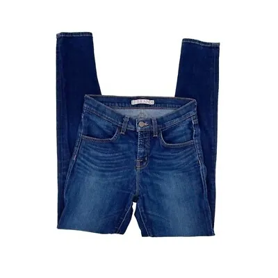 J Brand Women's Maria Clocker Dark Wash High-Rise Jeggings Skinny Jeans Size 26 • $20.25