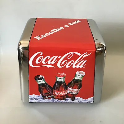 Metal COCA-COLA Choose Yours Coke Paper Napkin Serviette Dispenser Holder Retro • £14.39