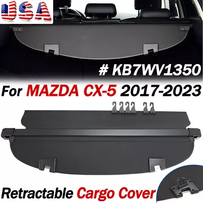 For MAZDA CX-5 CX5 2017-2023 Security Shade Cargo Trunk Cover KB7W-V1-350 Canvas • $92.99