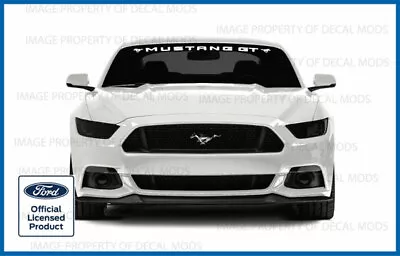 2015 - 2021 Ford Mustang Front Windshield Banner Decal Sticker Graphic GT PMGTP • $22.96