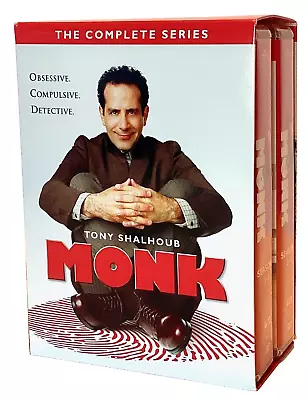 FREE SHIPPING! Monk: The Complete Series (DVD) Full 8 Season Disc Set • $45.15