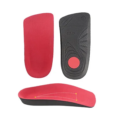 Orthotic Shoe Insoles Mens Womens High Arch Arch Support Invisible Inserts Pads • $7.95
