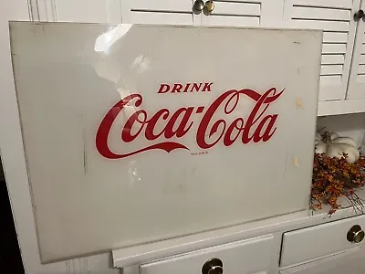 Vintage Drink Coca Cola Machine Sign Insert • $115