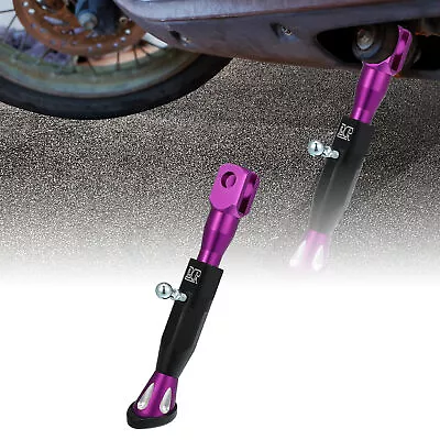 Universal Adjustable Motorcycle Kickstand Side Support Stand Purple • $16.62