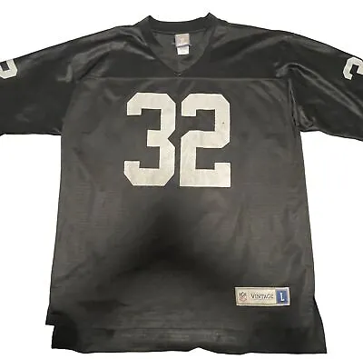 NFL Pro Line Vintage Oakland Raiders 32 Marcus Allen Black Retired Player Jersey • $49.99