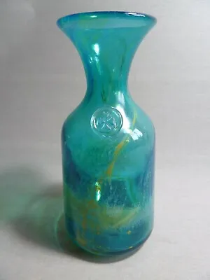 Vintage Mdina Glass 'Carafe'.. Vase ...Maltese Cross (21 Cm H). • £19.99