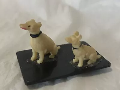 1950’s VINTAGE MINIATURE CELLULOID GREYHOUND DOG JAPAN FIGURINE TINY • $9.99