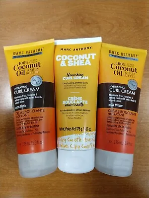 3 Pack: Marc Anthony Coconut & Shea Curl Cream 5.9oz Pkage May Vary (1213) F8B • $26.99