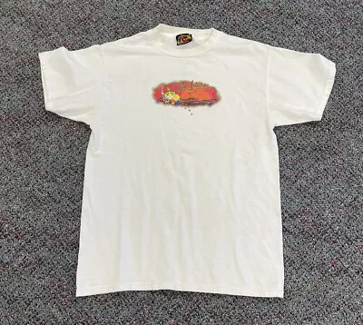 Vintage World Industries Skateboad T Shirt Medium White VTG Authentic Flame Boy • $200