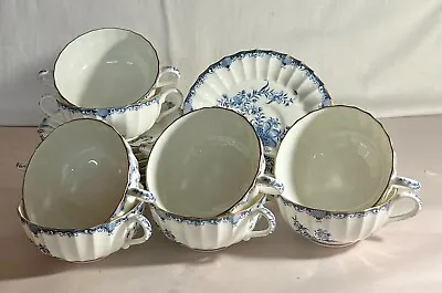 8 Royal Worcester Mansfield Cream Soup Bowls With Liner Plates • $141.10