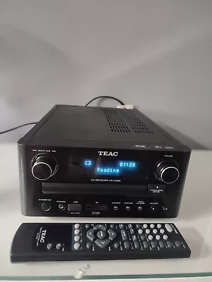 TEAC CR-H258i CD SD USB FM DAB Hi-Fi Receiver w. Remote - Black - Tested  • £89.99