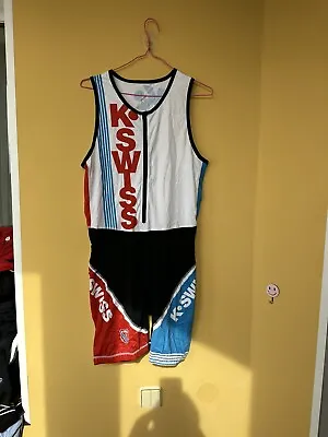 K-swiss Ironman Triathalon Cycling Jersey Suit Size XL Men • $29