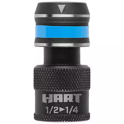 HART 1/2-inch Drive To 1/4-in Drive Quick Release Interchangeable Impact Adapter • $15.17