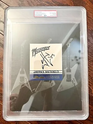 James Hetfield Metallica Autographed Bookplate PSA Encapsulated (includes Book) • $299.99