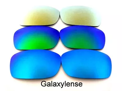 Galaxy Replacement Lens For Oakley Fives Squared Sunglasses Ice Blue&Green&Gold • $14.38