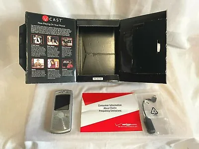 Motorola L7c MOTOSLVR V Cast Phone With Box NOT COMPLETE  • $25