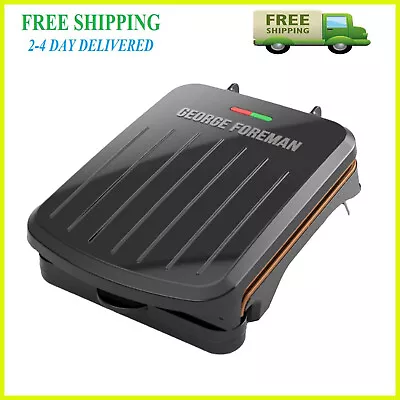 $17.84 • Buy George Foreman 2-Serving Classic Plate Electric Indoor Grill And Panini Press