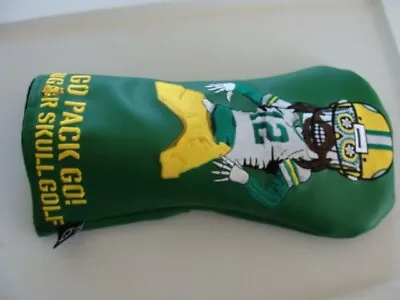 Sugar Skull Golf Green Bay Packers Aaron Rodgers Driver Cover New • $175