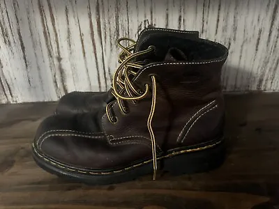 Vtg Dr Martens Boots 9303 Mens Sz 9 Brown Leather Docs DMs • $72