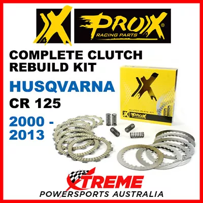 ProX Husqvarna CR125 CR 125 2000-2013 Complete Clutch Rebuild Kit 16.CPS62000 • $255.95