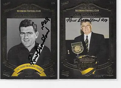 Richmond Hall Of Fame  Cards Signed By Ron Branton  /mint Condition • $59