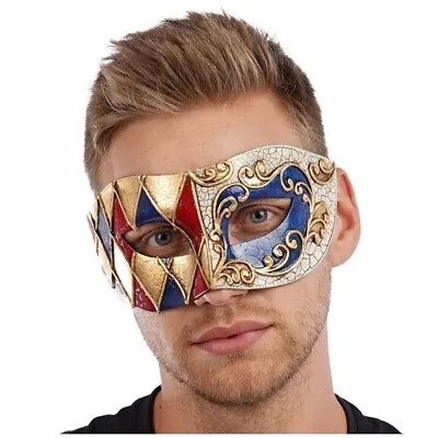 £8.99 • Buy Venetian Eye Mask Masquerade Horror Fancy Dress Costume Halloween Mask
