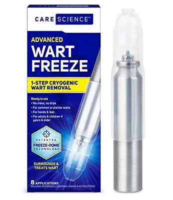 $23.43 • Buy Wart Remover Freeze 8 Applications 1-Step Cryogenic Wart Removal Elbow Hand Feet