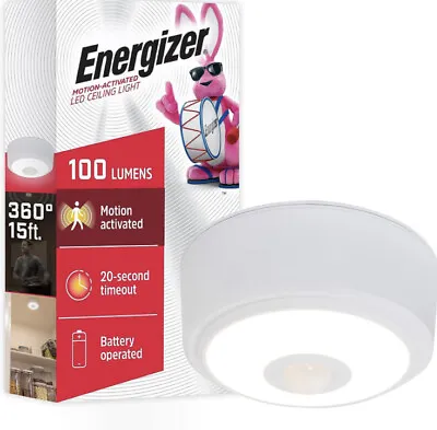 *CHEAPEST* ENERGIZER Ceiling Light Motion Activated Battery Powered LED Indoor • $19.09