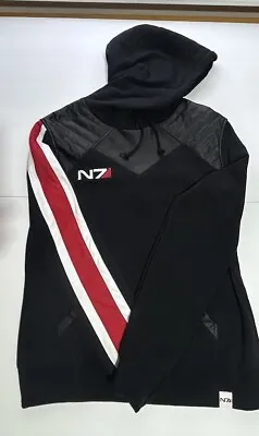 Game Mass Effect N7 Hoodie Sweatshirt Pullover Cosplay Size Large. • $89.99