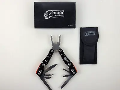 Voodoo Tactical Multi-Tool EDC Survival Camping Hiking With Sheath *NEW IN BOX* • $24.99