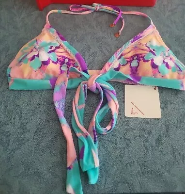 6 Shore Road Bikini Top Swimwear Size L • $15.90