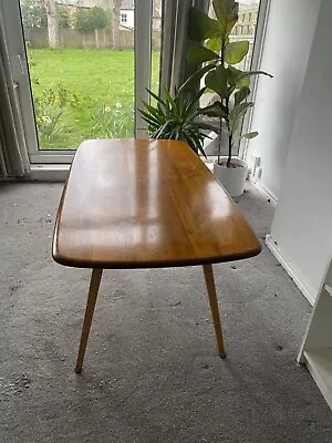 Ercol Model 382 Mid Century Elm & Beech Dining Table • £100