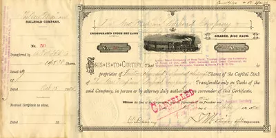 New Mexican Railroad Co. - Railroad Stocks • $220