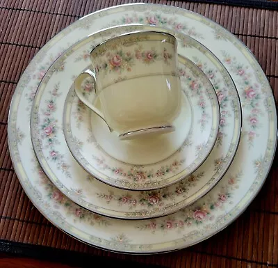 Noritake China Shenandoah Dinner Service For 4 16 Pcs New Floral Plates Cup Rare • $199