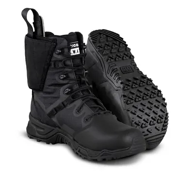 Original SWAT 177901 Alpha Defender Polishable Toe Boots W/Integrated Holster • $59.98