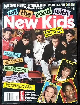 ON THE ROAD WITH NEW KIDS (ON THE BLOCK)  1990 Magazine - NKOTB • $15