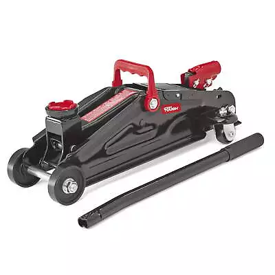 Hyper Tough 2 Ton Trolley Jack Red/Black - T82011W Heavy-duty Steel Construction • $31.32