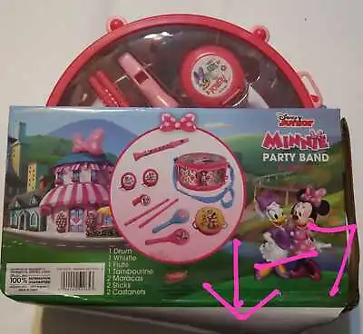 Disney Junior Minnie Mouse Party Band 10 Piece Set Musical Instruments Age 3+ • $19.99