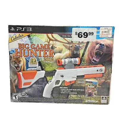 Cabela's Big Game Hunter 2012 Playstation 3 PS3 Gun/Receiver/Sensor NO GAME • $16.50