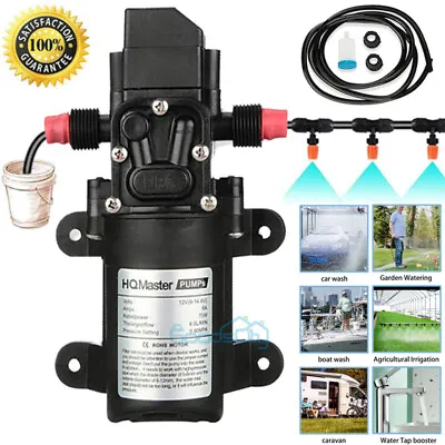 Water Pump 130PSI Self Priming Diaphragm High Pressure Agriculture Spraying RV • $31.49