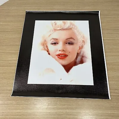 Marilyn Monroe White Fox Fur Jacket Canvas Print Wall Art Decor 14x16” • $99.99