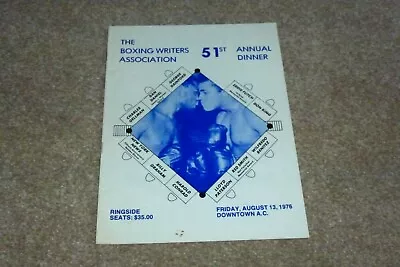 Muhammad Ali. Boxing Writers Association Annual Dinner Program 1976 • £14.99