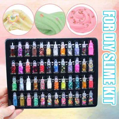$20.60 • Buy 48Pcs Sequins/Glitter Filler Soft Slime Toys For Children Mud DIY Kit Px <🔥
