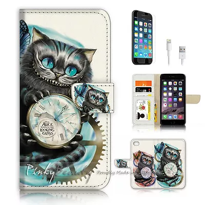 $12.99 • Buy ( For IPhone 7 Plus ) Wallet Case Cover P3481 Cheshire Cat