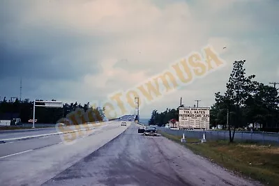 Vtg 1950's Slide Car Toll Plaza Mackinac Bridge Shortly After Opening X1O051 • $5