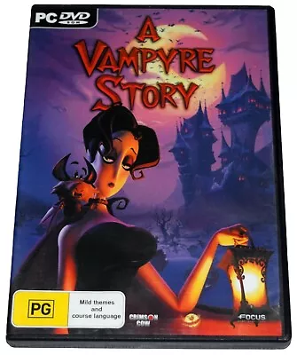 A Vampyre Story PC DVD Rom 2008 Computer Video Game • $12.95