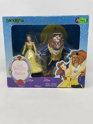 $25.99 • Buy New Vintage Disney Beauty And The Beast Bend-Ems 2pc Gift Set JusToys 12250